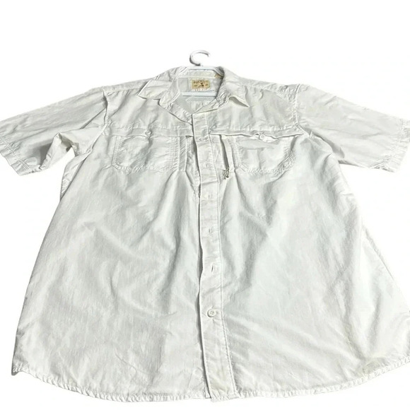 REDHEAD fishing shirt ,vented , XLT. UPF 30,EC white 
EC  PTP 26” - Picture 5 of 13
